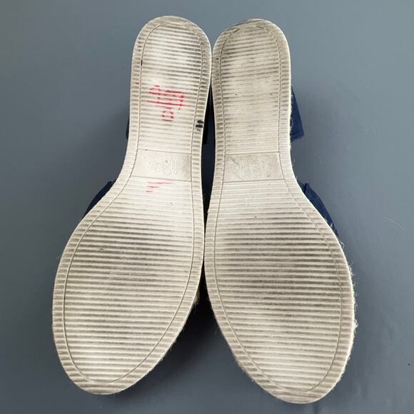 LifeStride Cassidy Navy Espadrille Flats | Size 9.5 | Soft System Comfort - Picture 8 of 10